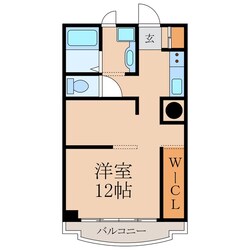 カームマンションの物件間取画像